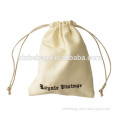 cotton drawstring bag/print cotton canvas string bag